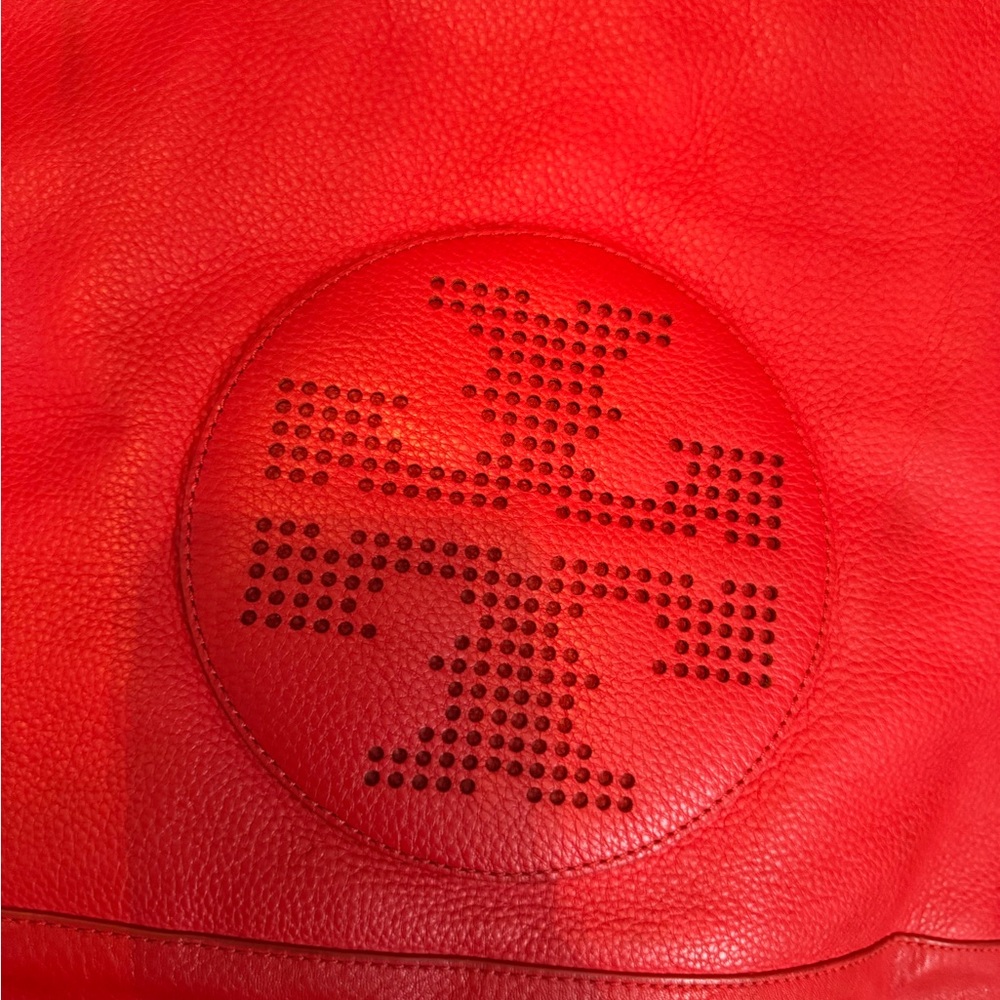 Tory Burch Red Leather Hobo Bag - Picture 2 of 15